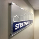Acrylic Sign with Standoffs