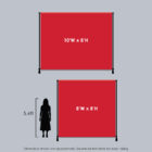 Telescope Backdrop Stand Sizes