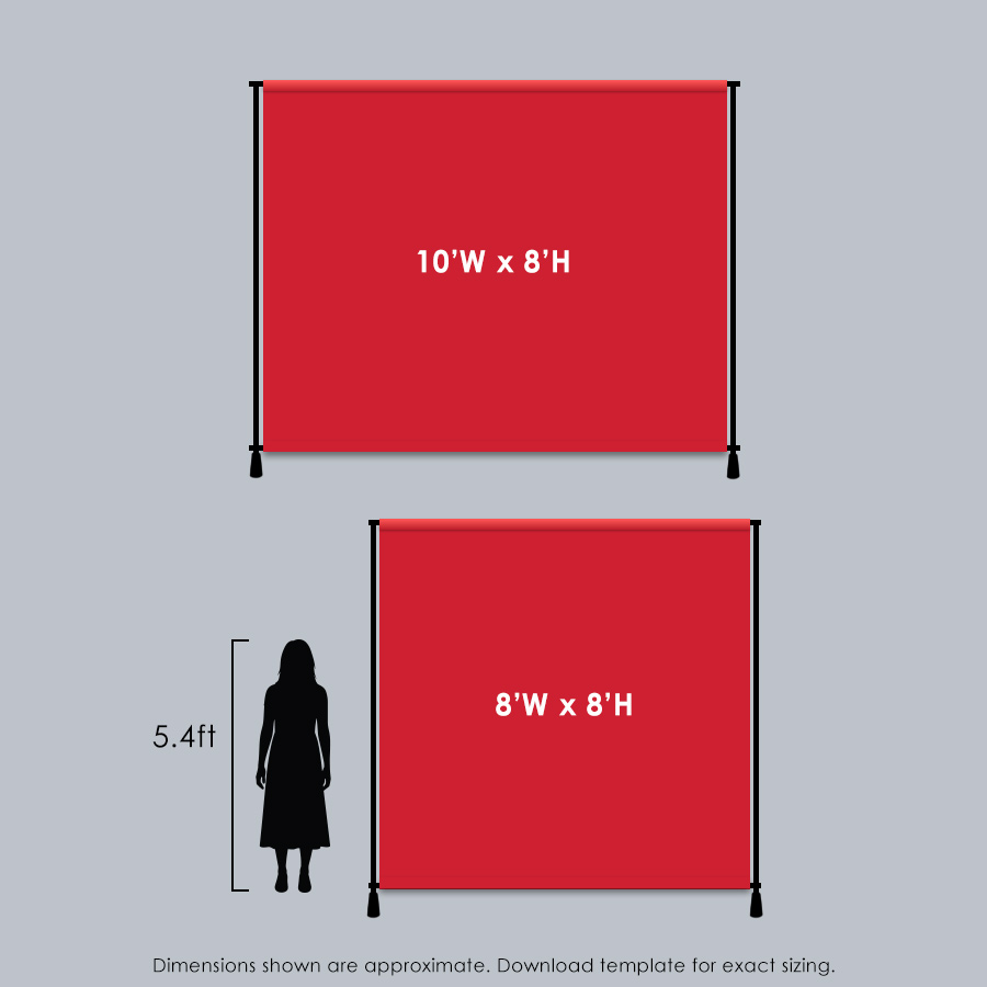 Telescope Backdrop Stand Sizes