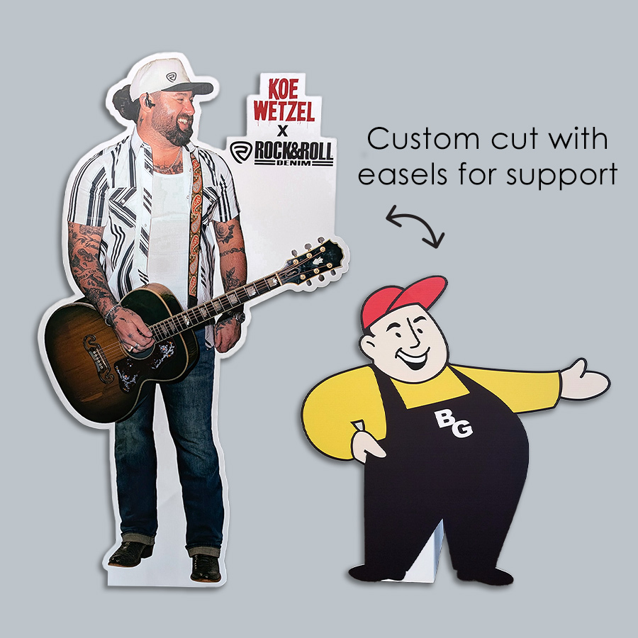 Custom Coroplast Sign with Easels