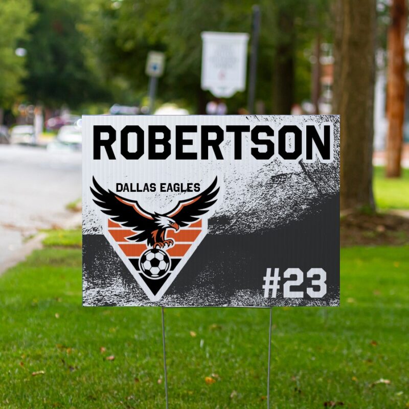 Sports Rd Sign Sports Yard Signs Texas – Custom Player & Team Signs